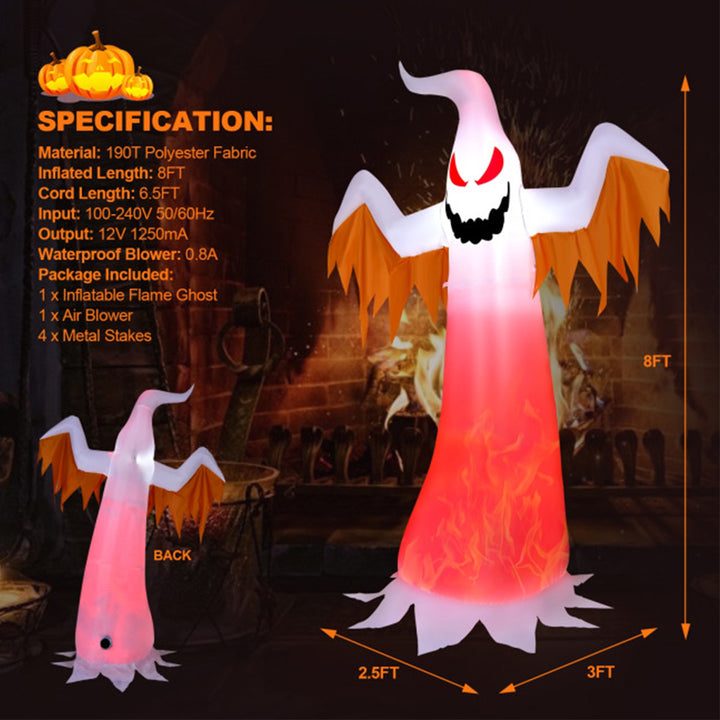 8-Ft. Inflatable Halloween Ghost