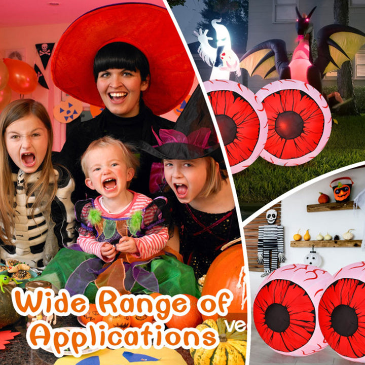 3-Ft. Inflatable Halloween Eyeballs (Set of 2)