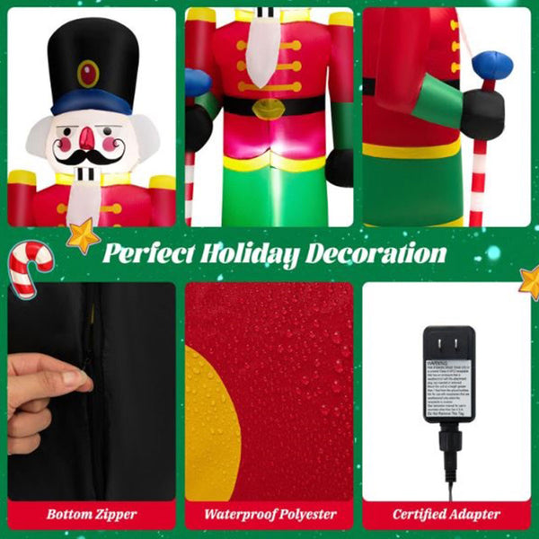8-Ft. Inflatable Nutcracker Soldier