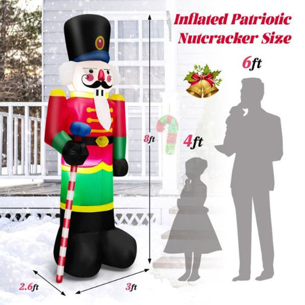 8-Ft. Inflatable Nutcracker Soldier
