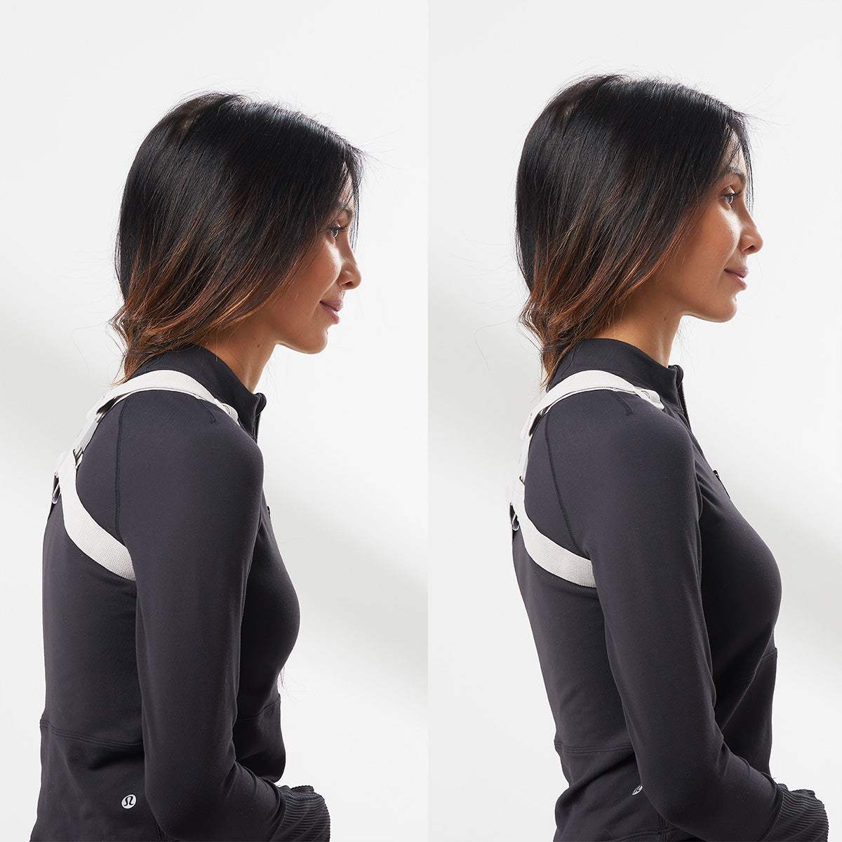 Dual Sensor Vibrating Smart Posture Corrector - White Dual Sensor Vibrating Smart Posture Corrector - White