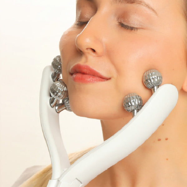 3-in-1 Face Lift Roller | LED Therapy | Sharper Image