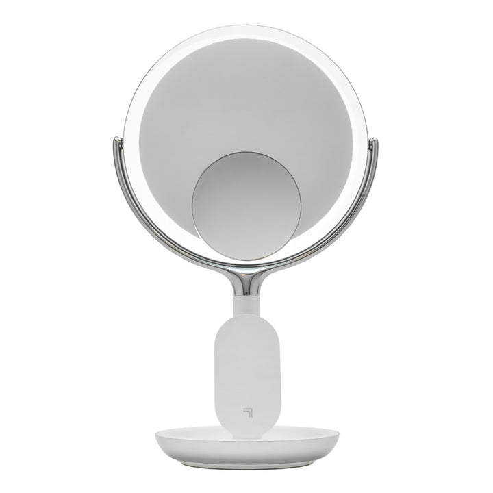 Spa Studio LED Vanity Mirror with Wireless Charging by Sharper Image