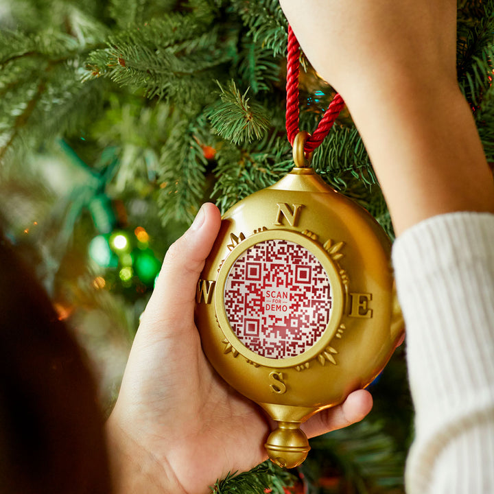 Interactive Santa Ornament with Journal