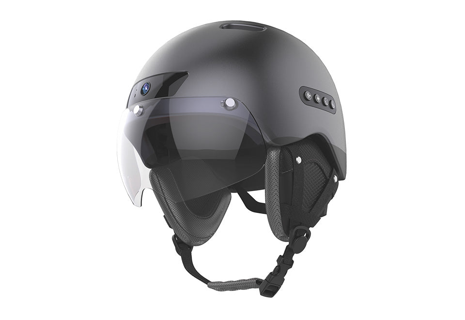 SKA-P Casco Open Face, 1FHE SMART BASIC Nero Opaco, S (55-56cm