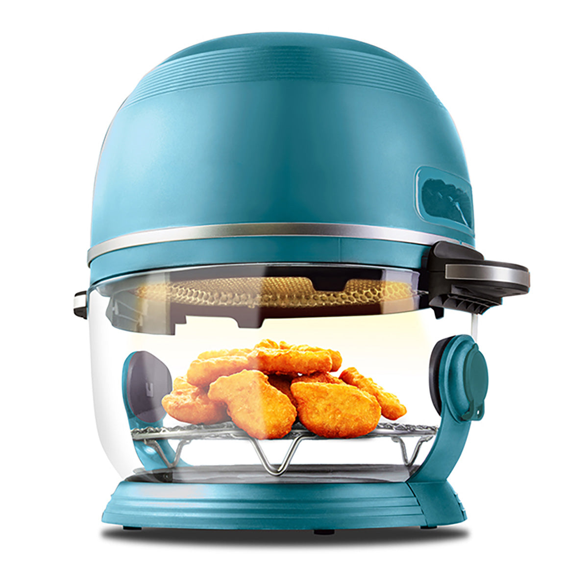 Self-Cleaning Glass Bowl Air Fryer – Sharper Image