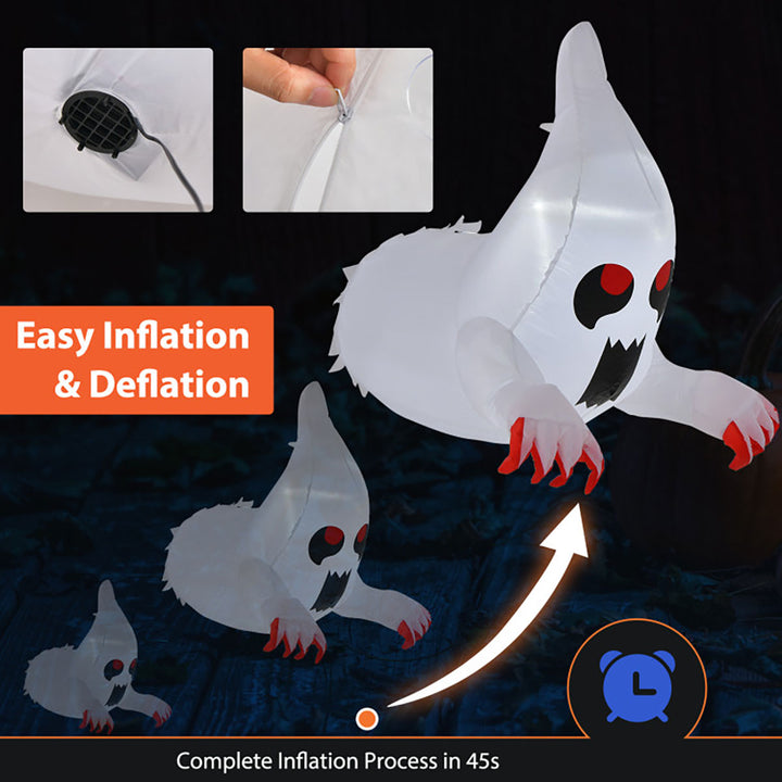 Flying Halloween Inflatable with Suction Cups