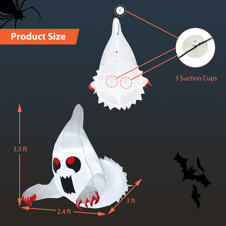 Flying Halloween Inflatable with Suction Cups