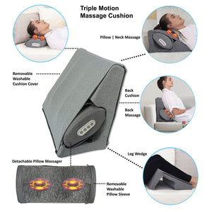 3-in-1 Massage Cushion with Heat - alternate product image