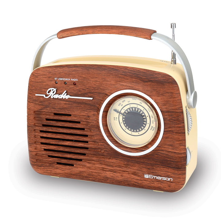 Retro AM/FM Radio with Bluetooth