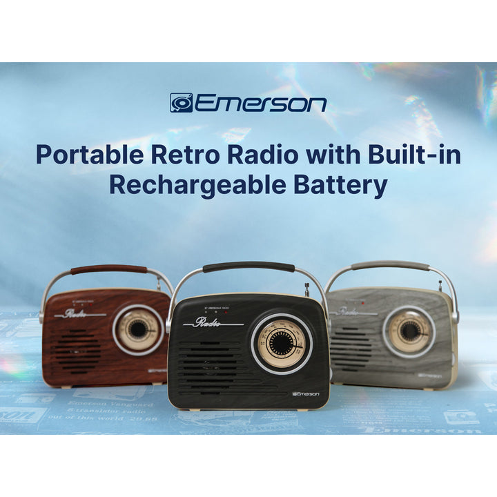 Retro AM/FM Radio with Bluetooth