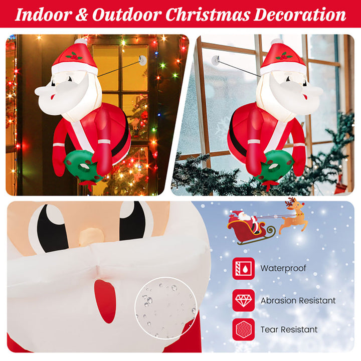 3-Ft. Inflatable Santa Claus with Suction Cups
