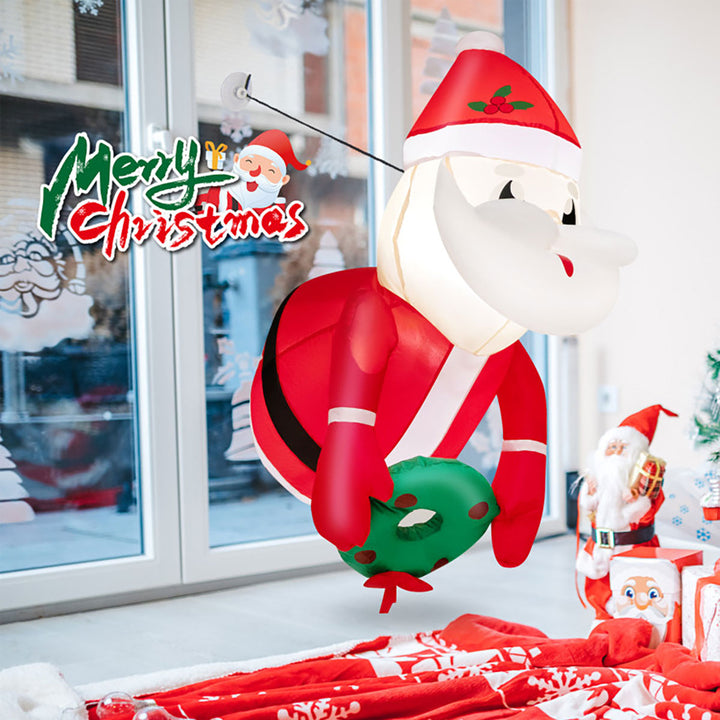 3-Ft. Inflatable Santa Claus with Suction Cups