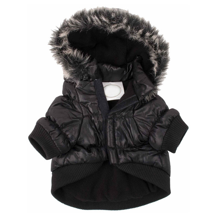 Insulated Dog Coat Parka with Removable Hood