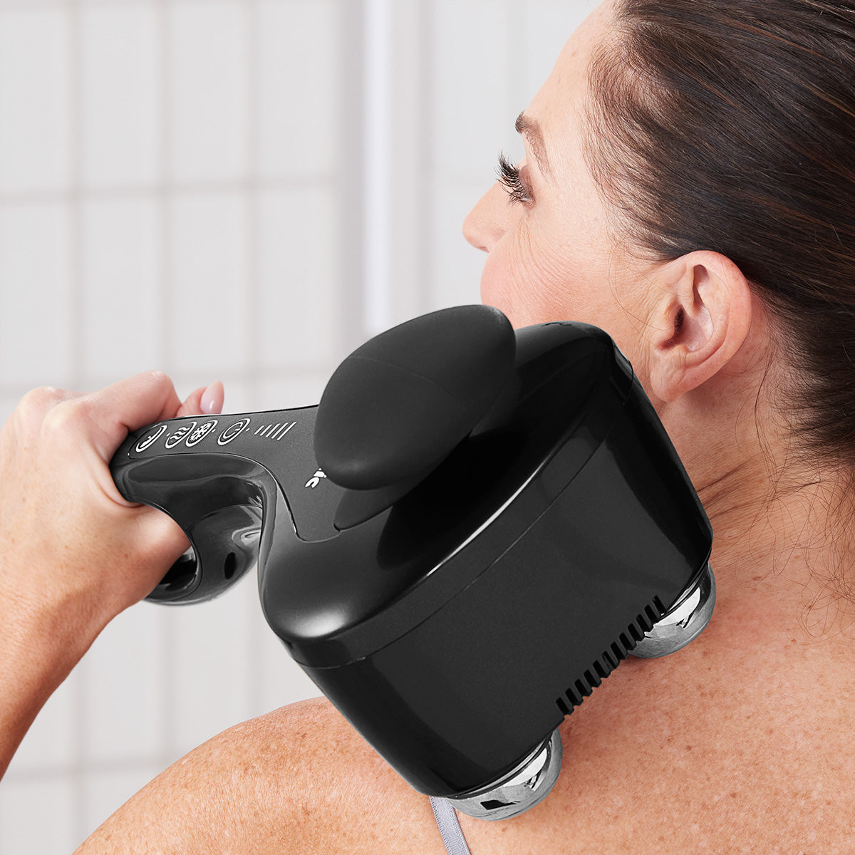 Percussion Massager | Bionic-Point Heat and Cold | Sharper Image Percussion Massager | Bionic-Point Heat and Cold | Sharper Image