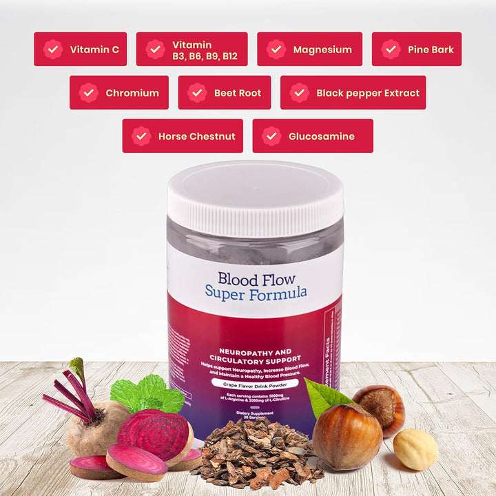 Blood Flow Super Formula Drink Powder