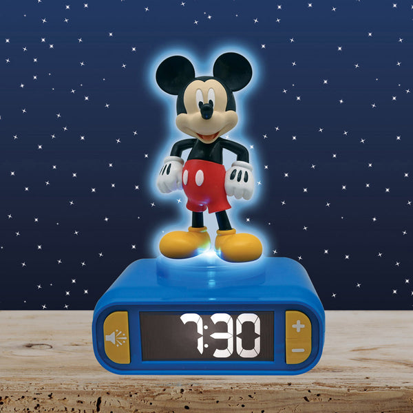 Mickey Digital Alarm Clock with Nightlight – Sharper Image
