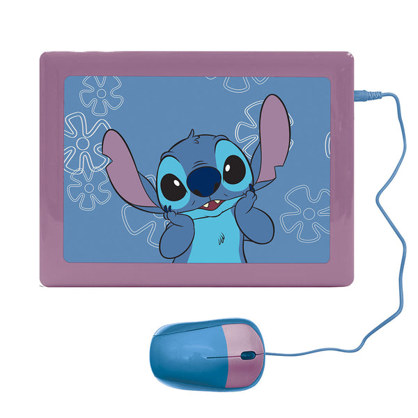 Disney Stitch Bilingual Talking Educational Laptop