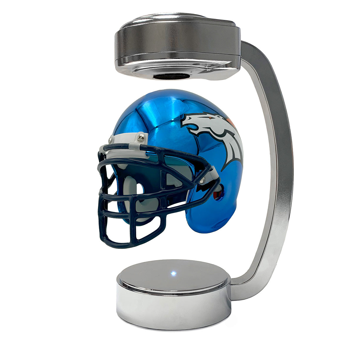 blue chrome football helmet Emmitt Smith Autographed Cowboys Authentic SpeedFlex Bec Super Sports Center scale display helmet is perfect for all football fans and great for autographs Riddell Miami Dolphins Chrome Alternate
