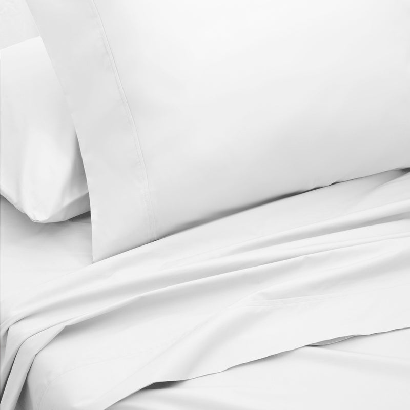100% Cotton Solid Sheet Set by Specialty Retailer - King - White Stripe