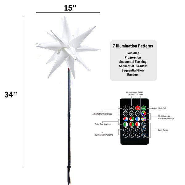 Twinklers™ Indoor/Outdoor Decorative LED Star