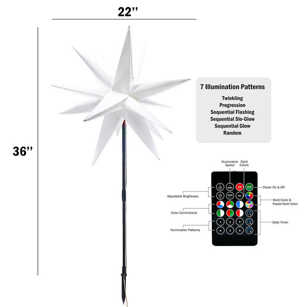 Twinklers™ Indoor/Outdoor Decorative LED Star