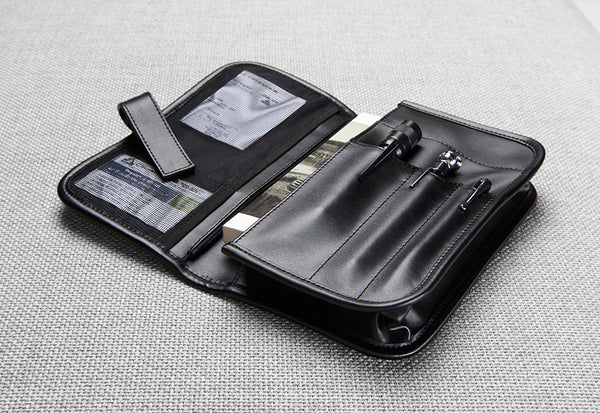 Personalized Leather Glovebox Organizer – Sharper Image
