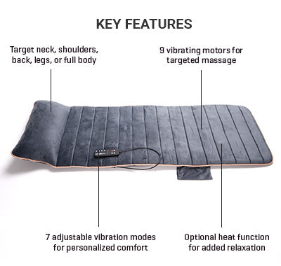 Full Body Massage Mat with Heat | Massage Mat | Sharper Image Full Body Massage Mat with Heat | Massage Mat | Sharper Image