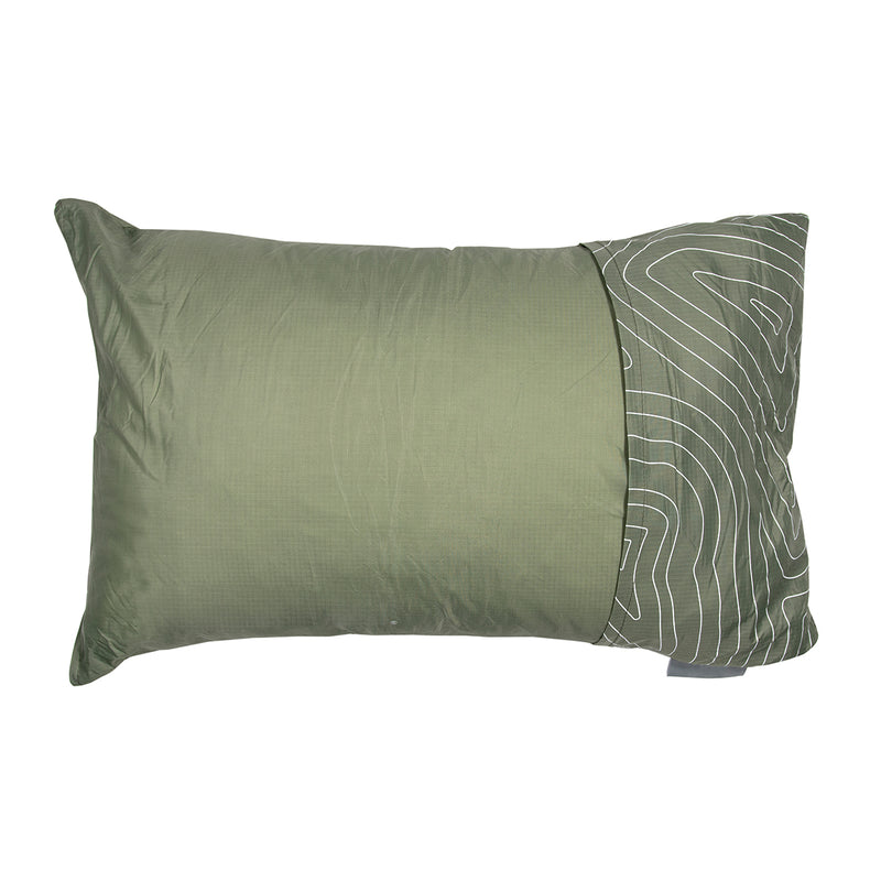 Memory Foam Camp Pillow - Green - Regular