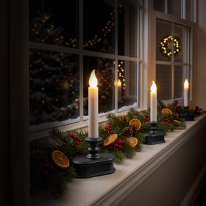 Wireless Sensor LED Window Candles (Set of 6)