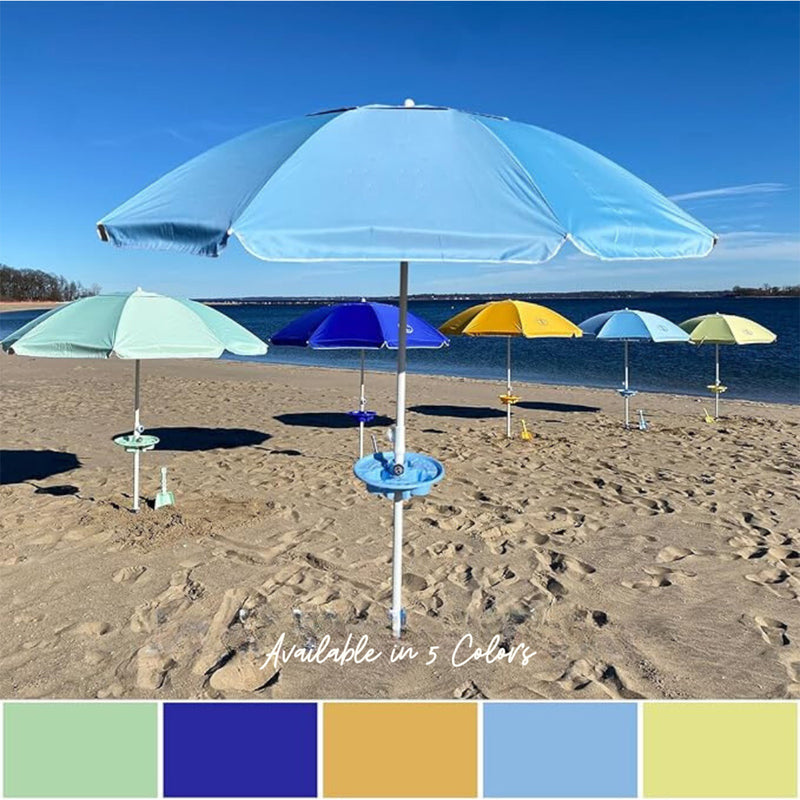 All-in-One Anchor Table Beach Umbrella - Green
