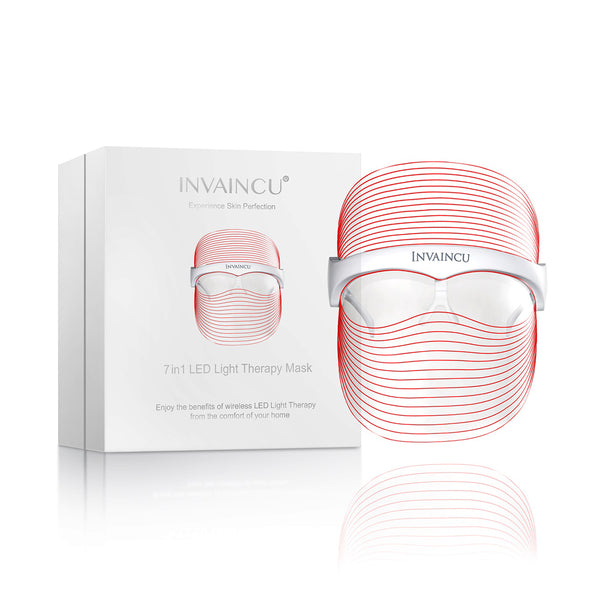 Invaincu Light Therapy LED 7-in-1 Mask – Sharper Image