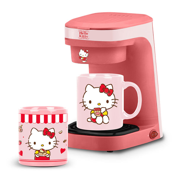 Hello Kitty Single Cup Coffee Maker Gift Set – Sharper Image