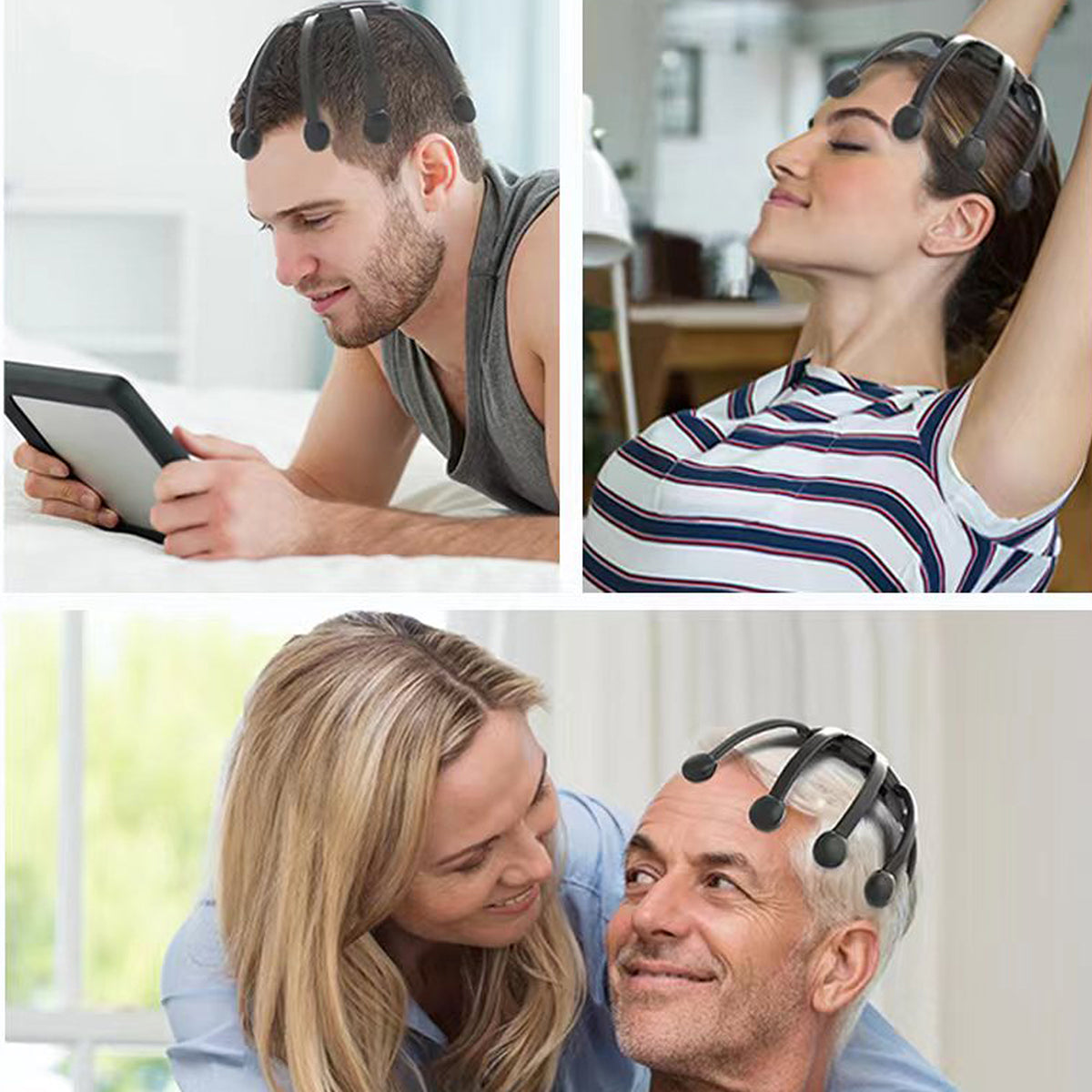 Azpen Head Massager, Black Azpen Head Massager, Black