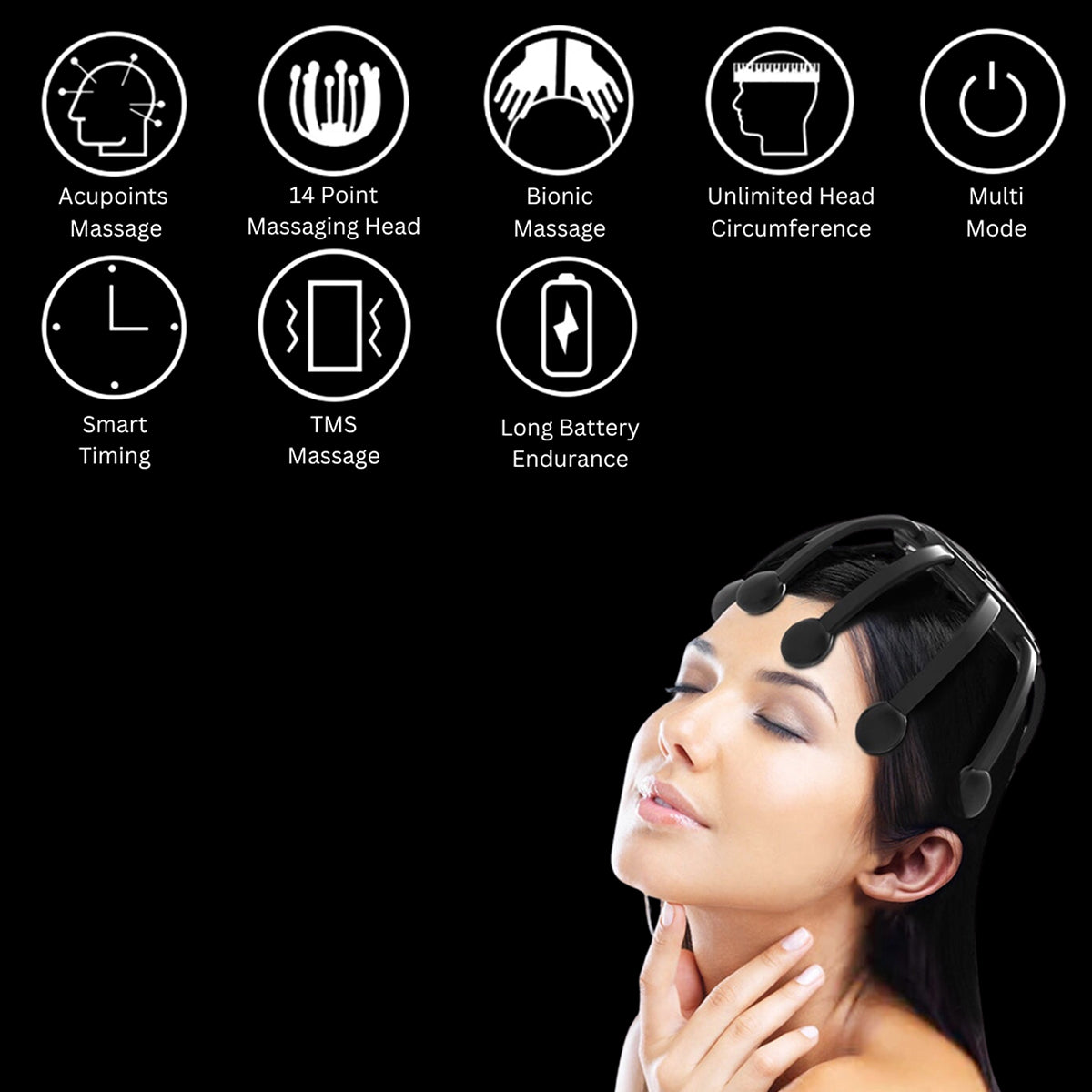 Electric Head & Scalp Massager | Sharper Image Electric Head & Scalp Massager | Sharper Image