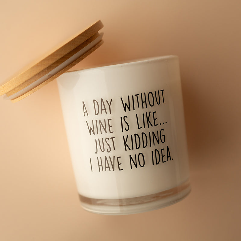 A Day Without Wine Soy Candle - Exotic Cardamom