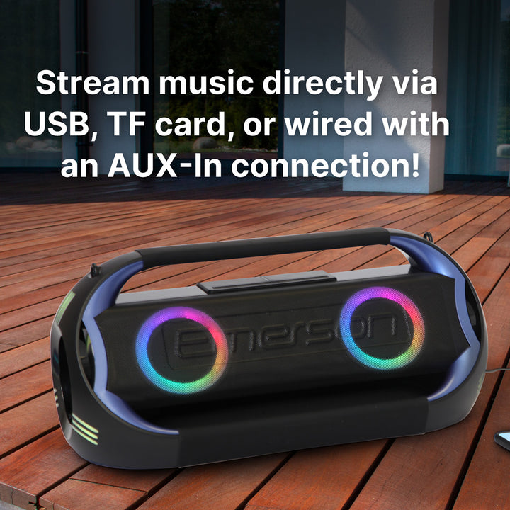 Portable Bluetooth LED Party Speaker
