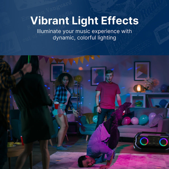 Portable Bluetooth LED Party Speaker