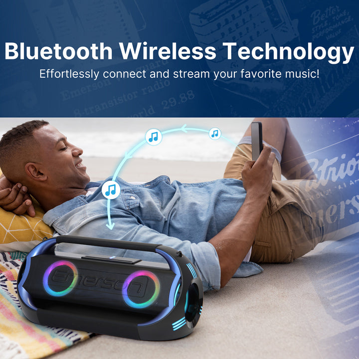 Portable Bluetooth LED Party Speaker