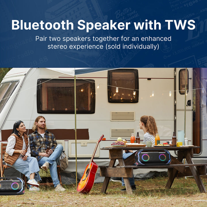 Portable Bluetooth LED Party Speaker