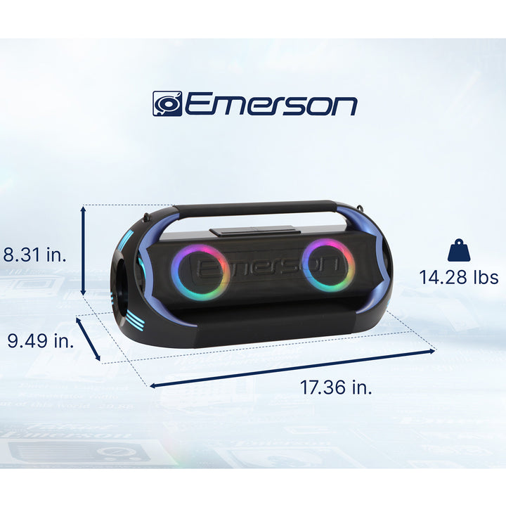 Portable Bluetooth LED Party Speaker