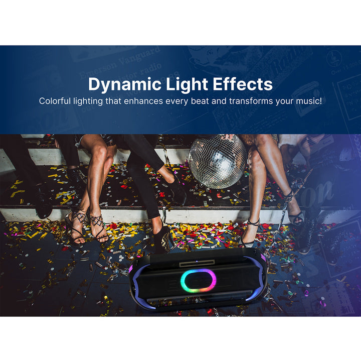 Portable Bluetooth LED Party Speaker