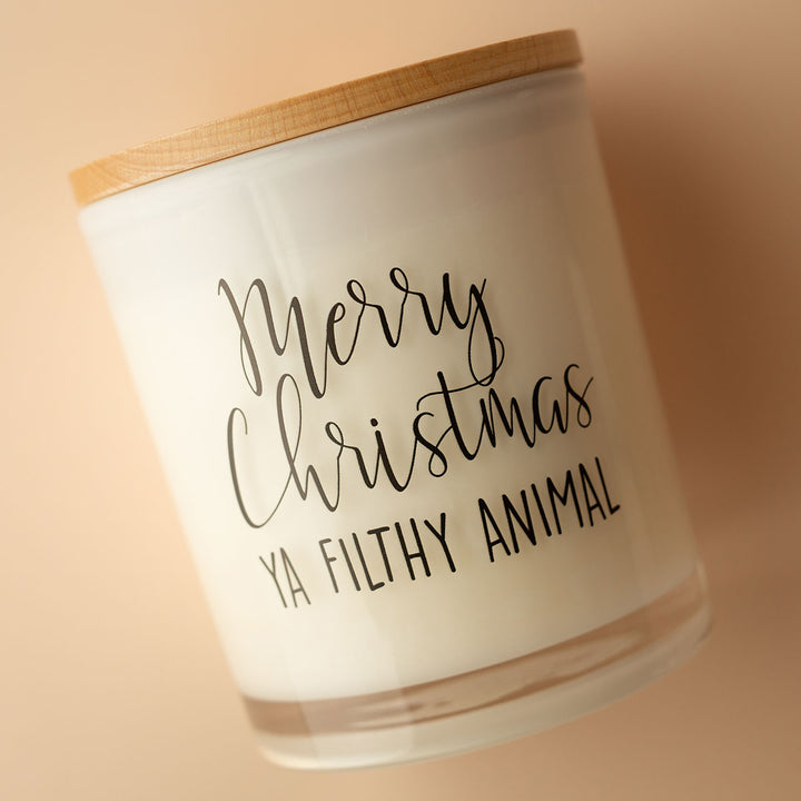 Christmas Printed Candle - Filthy Animal