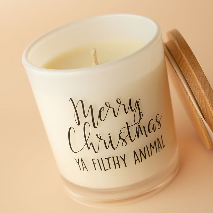 Christmas Printed Candle - Filthy Animal