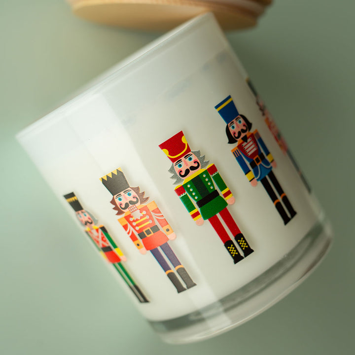 Christmas Printed Candle - Nutcracker Wrap