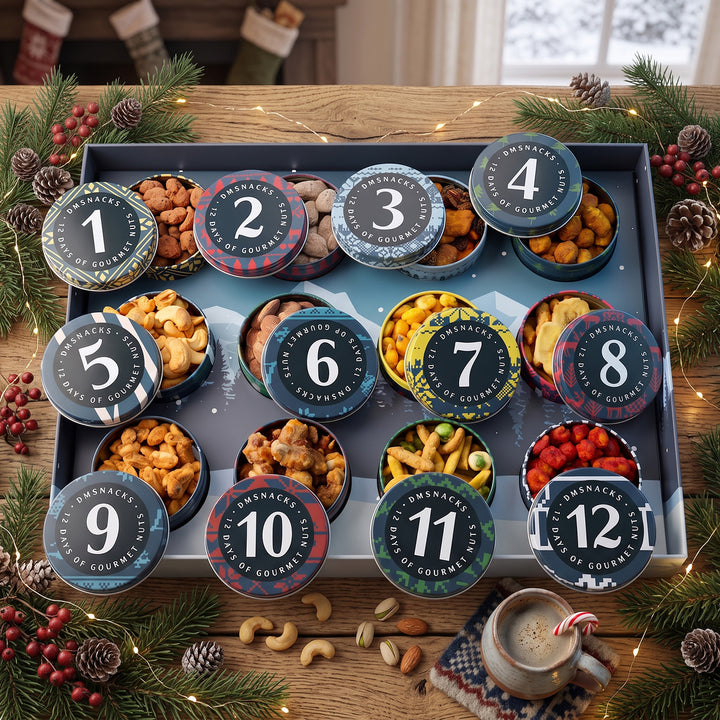 Damn, Man 12 Days of Gourmet Nuts Advent Calendar