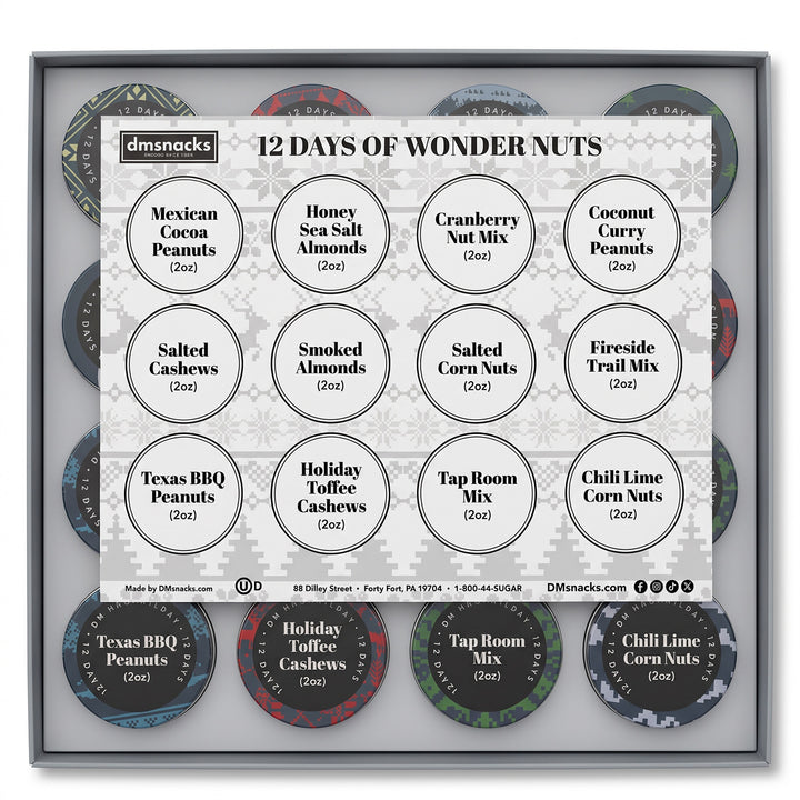 Damn, Man 12 Days of Gourmet Nuts Advent Calendar
