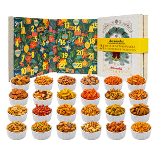Damn, Man 24 Days of Gourmet Nuts and Snacks Advent Calendar