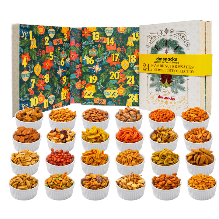 Damn, Man 24 Days of Gourmet Nuts and Snacks Advent Calendar