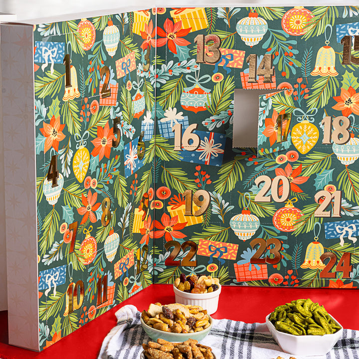 Damn, Man 24 Days of Gourmet Nuts and Snacks Advent Calendar